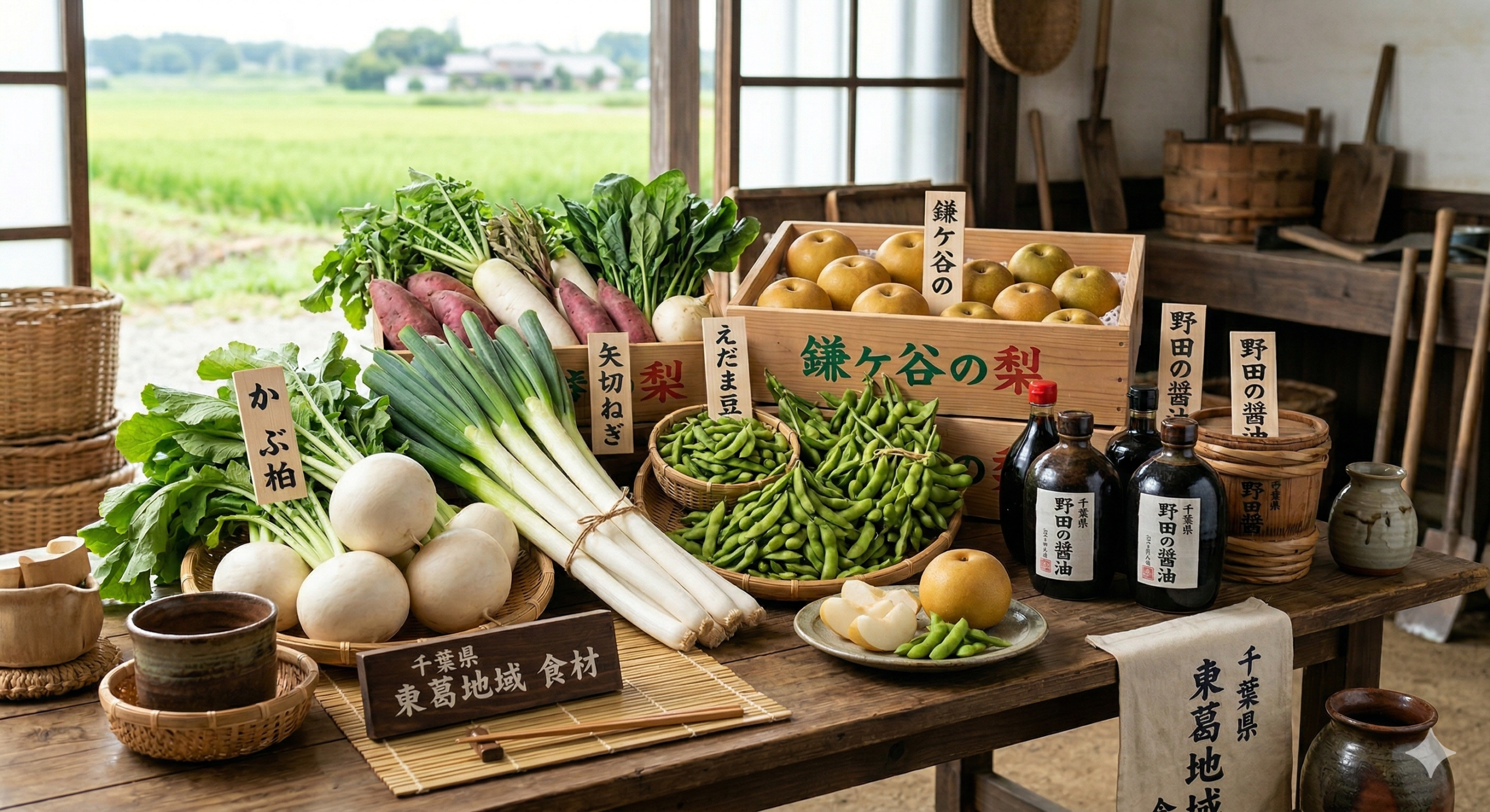東葛地域の食材イメージ